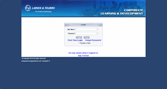 Desktop Screenshot of learning.ltindia.com
