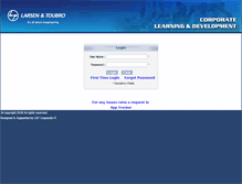 Tablet Screenshot of learning.ltindia.com